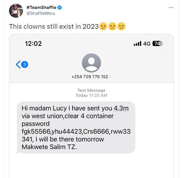 Teamshaffie shaffieweru this clowns still exist in 1202 ml 4g 0 254 729 775 152