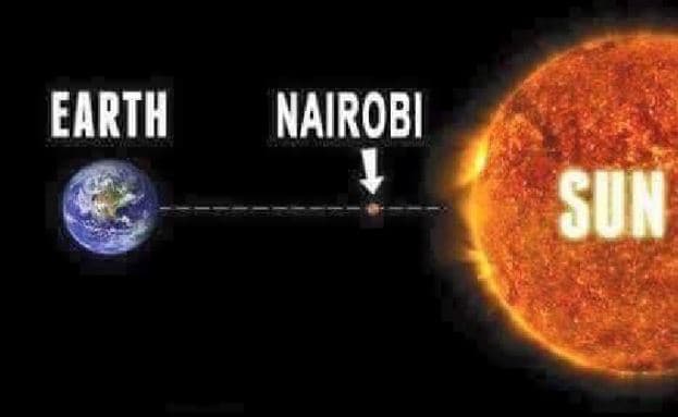 Earth nairobi sun