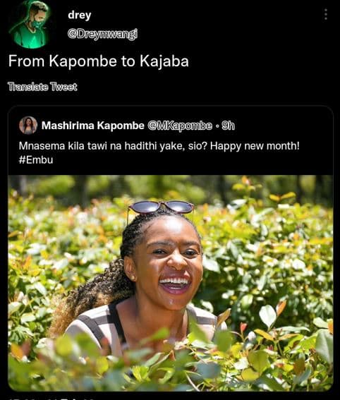 Drey dreymuiangf from kapombe to kajaba jtanslata iweac mashirima kapombe mkapon