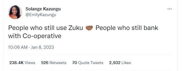 Solange kazungu emilykazungu people who still use zuku with cooperative 10.06 am