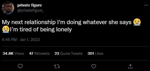 Private figure privatefigure my next relationship i'm doing whatever she says lm