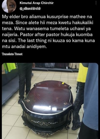 Kimutai arap chirchir alesdhianir my elder bro aliamua kusurprise mathee na meza