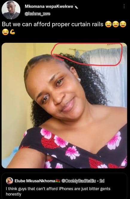 Mkomana wepakwekwe kahma7 but we can afford proper curtain rails 888 elube mkusa