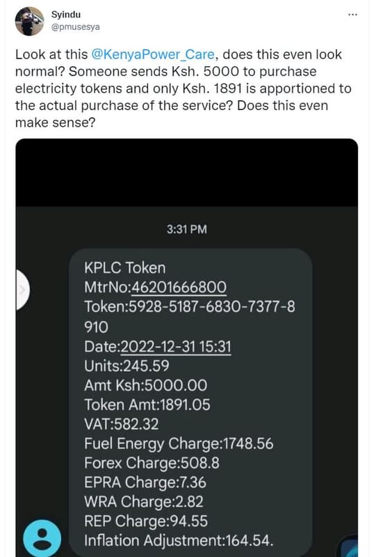 Syindu pmusesya look at this kenyapower_care, does this even look normal? someon