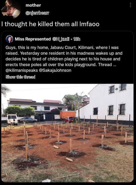 Mother njebear thought he killed them all imfaoo miss represented h_kudi 13h guy