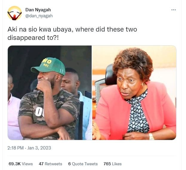 Dan nyagah dan_nyagah aki na sio kwa ubaya, where did these two disappeared to?!