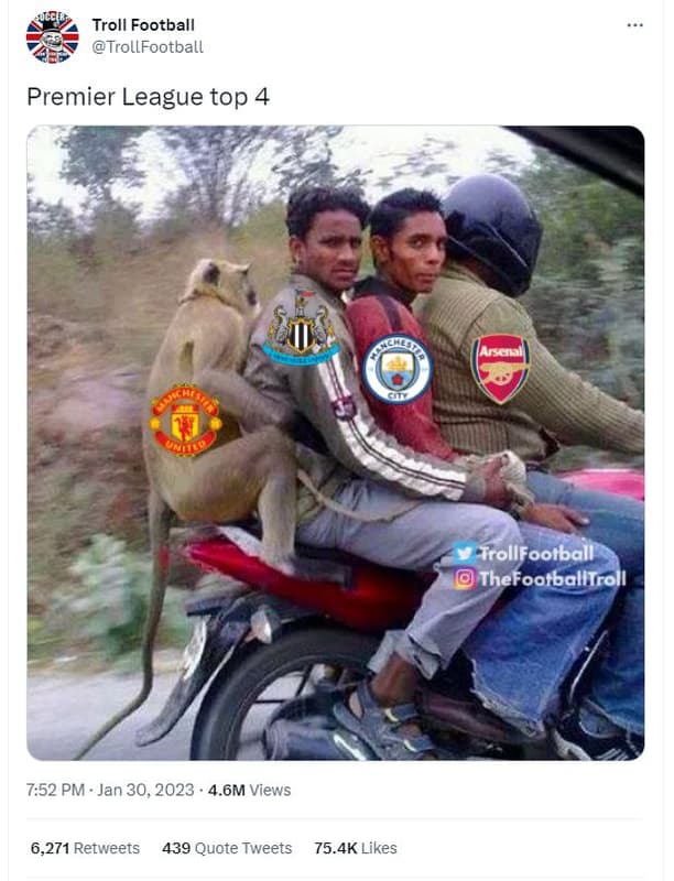 Troll football trollfootball premier league top c rollfootball thefootballtroll