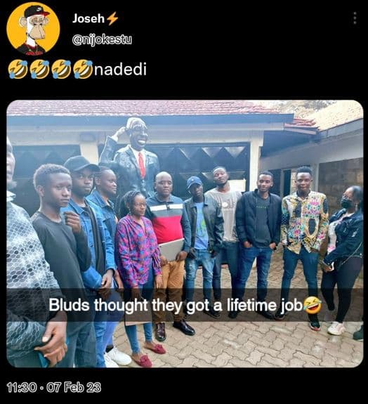 Joseh ijokesu nadedi bluds thought they got a lifetime job 1130 07 feb 23