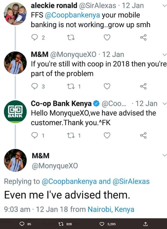Aleckie ronald siralexas 12 jan ffs coopbankenya your mobile banking is not work