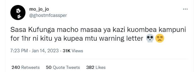 Mo_jo_jo ghostmfcassper sasa kufunga macho masaa ya kazi kuombea kampuni for ihr