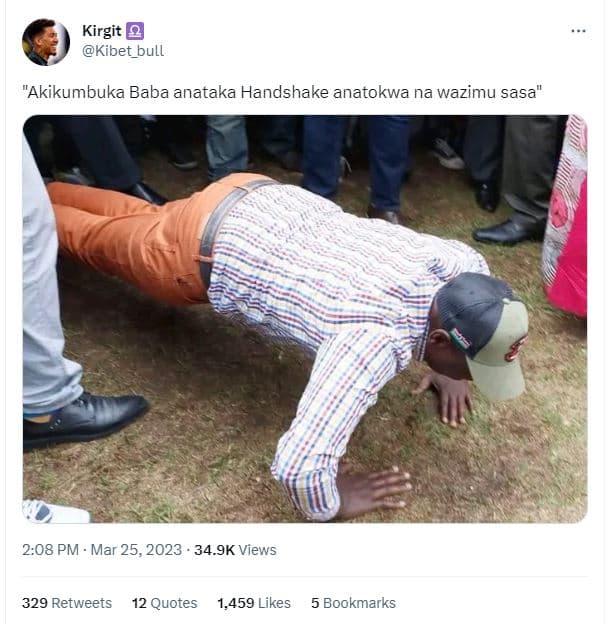 Kirgit kibet bull akikumbuka baba anataka handshake anatokwa na wazimu sasa 2.08