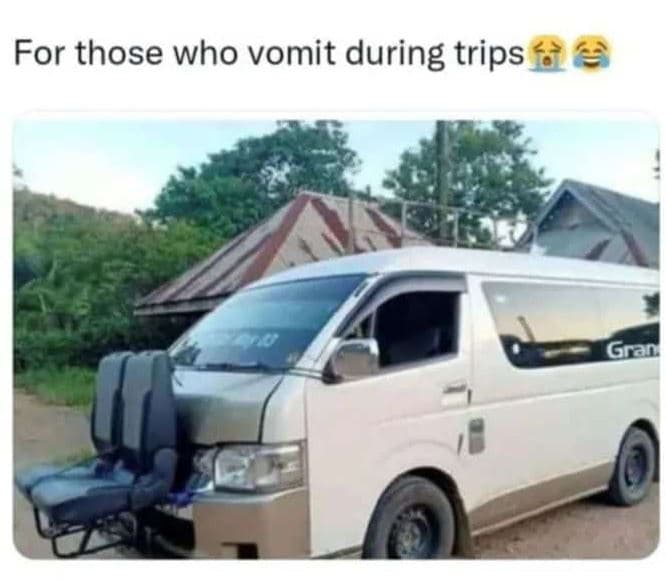 For those who vomit during trips grar