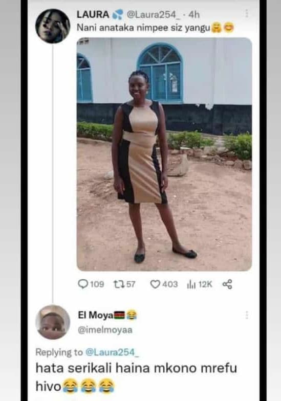 Laura laura254 4h nani anataka nimpee siz yangu 01og t257 04o3 ilu 12k 8 el moya