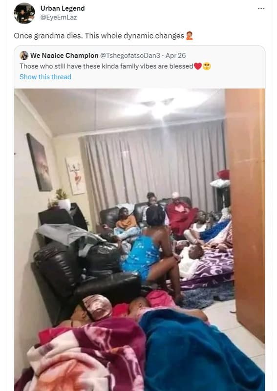 Urban legend eyeemlaz once grandma dies. this whole dynamic changes 2 we naaice