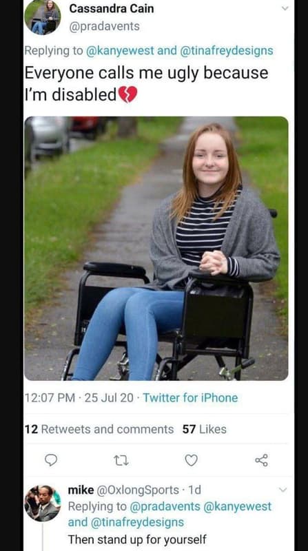 Cassandra cain pradavents replying to kanyewest and tinafreydesigns everyone cal