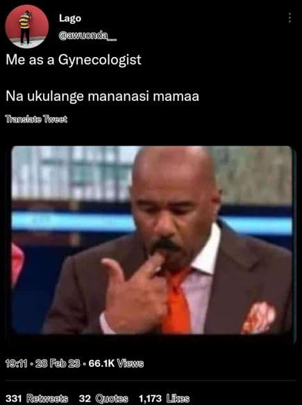 Lago wuonda _ me as a gynecologist na ukulange mananasi mamaa tanslata tcgc 191
