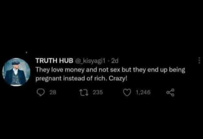 Truth hub kisyagi 2d they love money and not sex but they end up belng pregnant