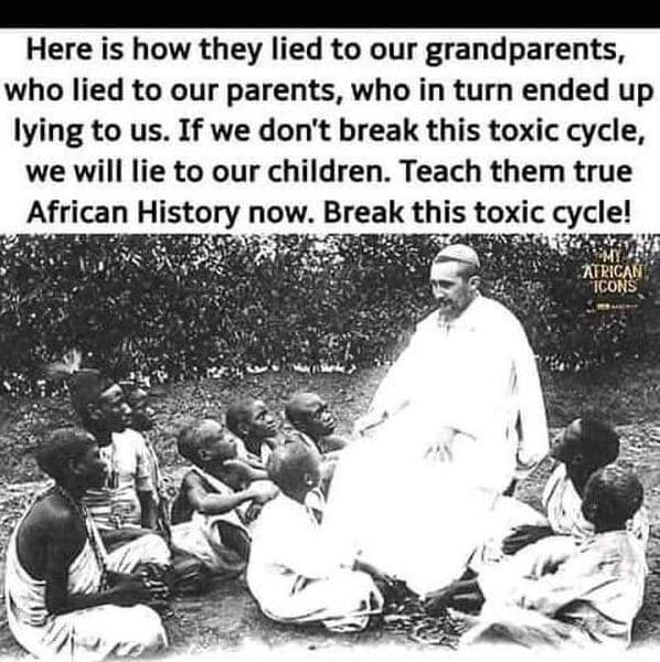 Here is how they lied to our grandparents, who lied to our parents, who in turn