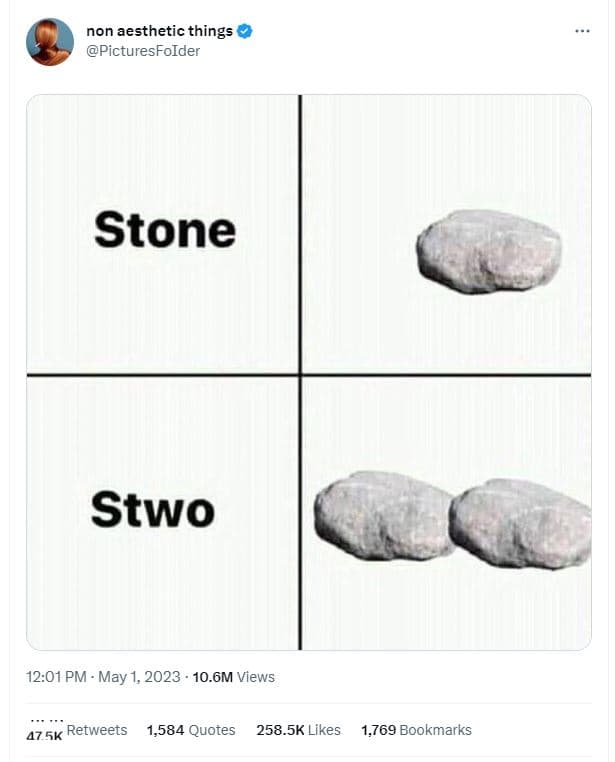 Non aesthetic things picturesfoider stone stwo 12.01 pm . may 1, 10.6m views 47