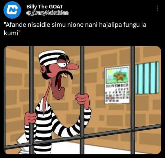 Billy the goat cazynairobian afande nisaidie simu nione nani hajalipa fungu la k