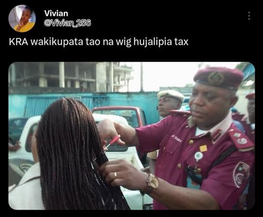 Vivian vivlan 256 kra wakikupata tao na wig hujalipia tax
