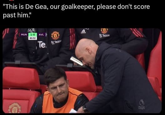This is de gea, our goalkeeper please don't score past him 548 1tezou te. 15 tez