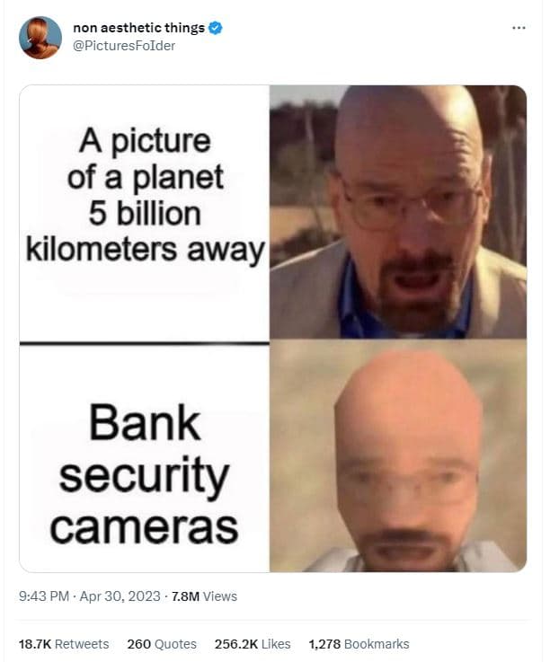 Non aesthetic things picturesfoider a picture of a planet 5 billion kilometers a