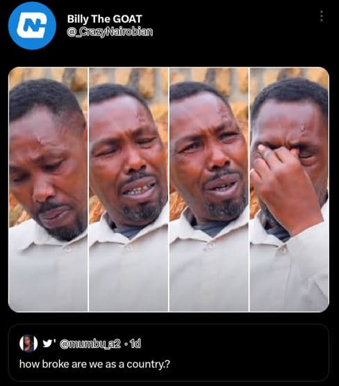 Billy the goat azmafobian mumbus2 . 1d how broke are we as country?