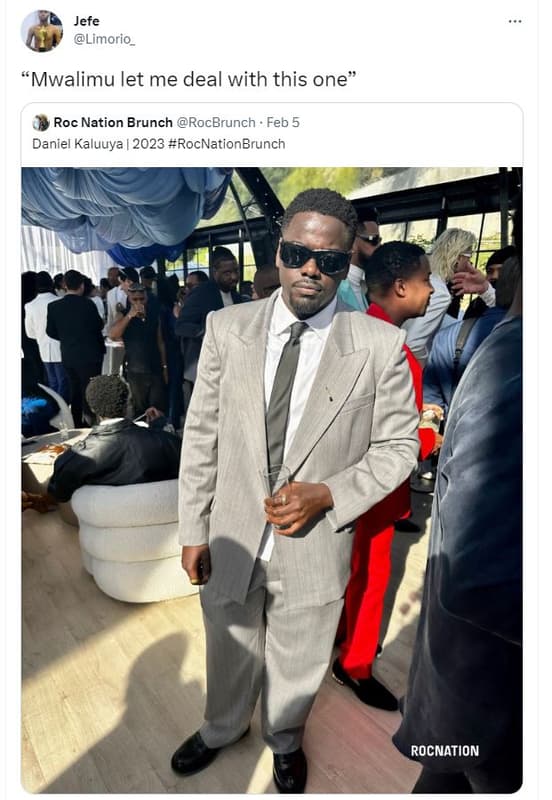 Jefe limorio _ mwalimu let me deal with this onei roc nation brunch rocbrunch fe