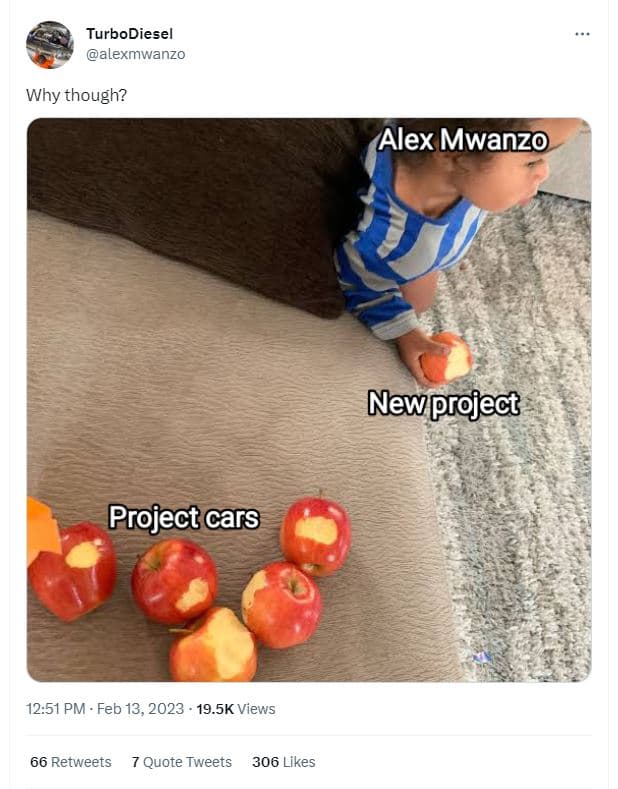 Turbodiesel alexmwanzo why though? alex mwanzo newproject project cars 12.51 pm