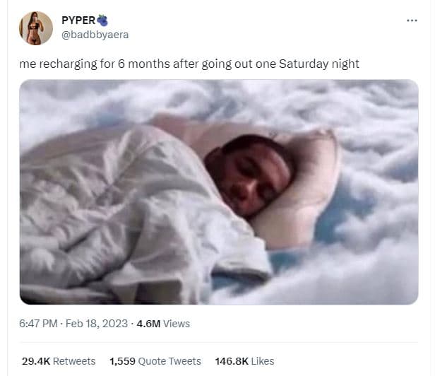 Pyper badbbyaera me recharging for 6 months after going out one saturday night 6