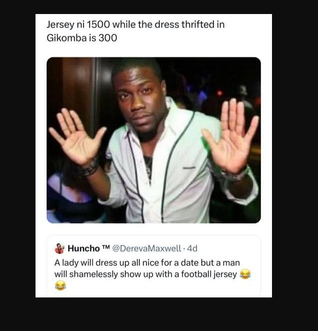 Jersey ni while the dress thrifted in gikomba is 300 huncho tm derevamaxwell . 4