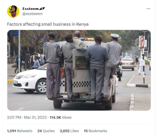 Essteem essteeem factors affecting small business in kenya 2.07 pm mar 31, 114.5