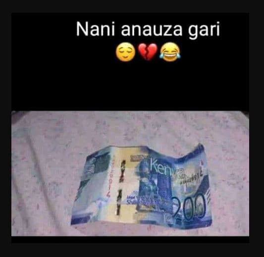 Nani anauza gari kenv