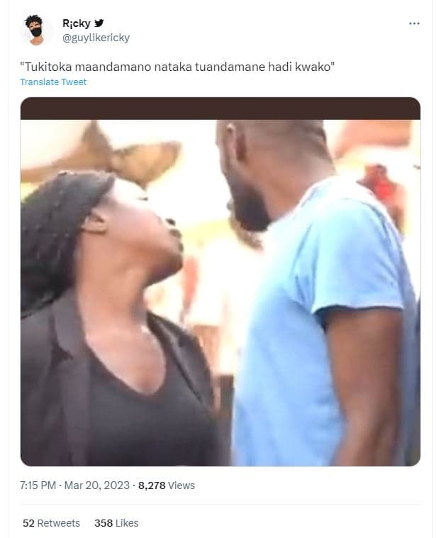 Rjcky guylikericky tukitoka maandamano nataka tuandamane hadi kwako translate tw