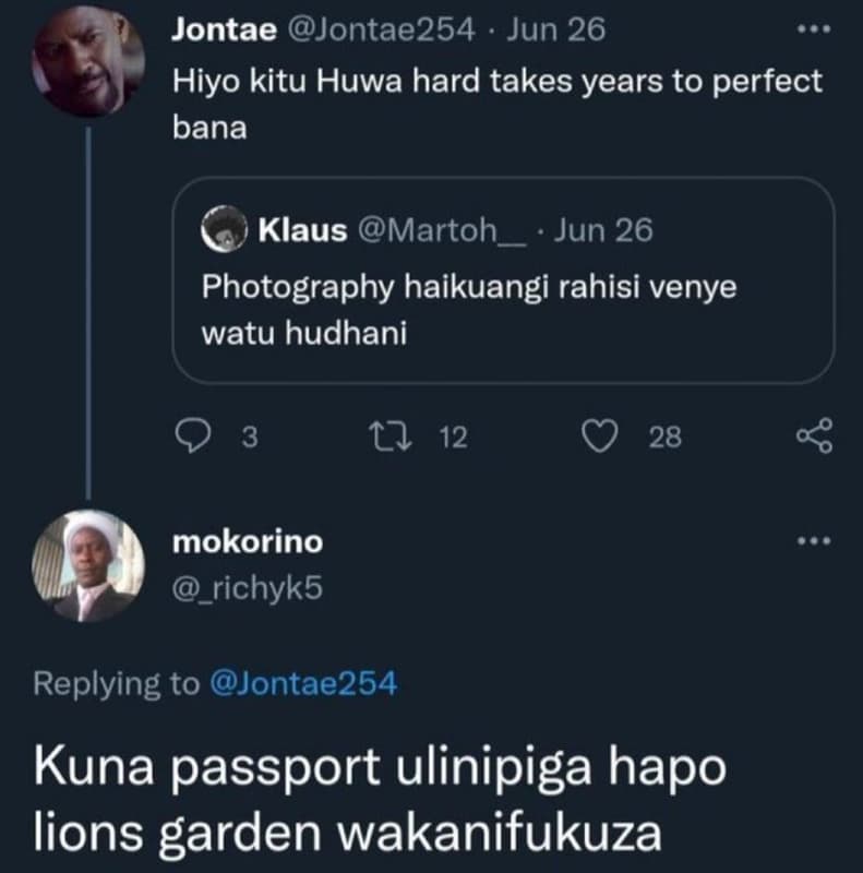 Jontae jontae254 jun 26 hiyo kitu huwa hard takes years to perfect bana klaus ma