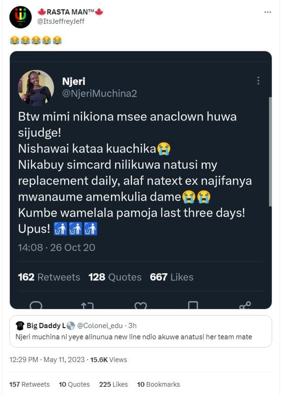 Rasta mantm itsjeffreyjeff aaaà6 njeri njerimuchina2 btw mimi nikiona msee anacl