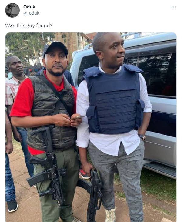 Oduk oduk was this guy found?