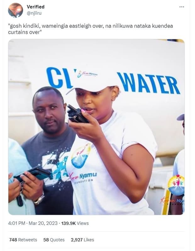 Verified njiiru 'gosh kindiki, wameingia eastleigh over na nilikuwa nataka kuend