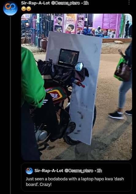 Sirrapalot gosamaptero 2h sirrapalot saiotajo 2h just seen bodaboda with a lapto