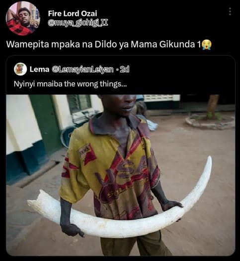 Fire lord ozai muya gichigi n wamepita mpaka na dildo ya mama gikunda lema lamay