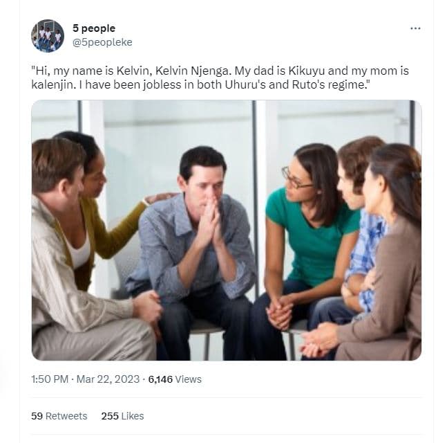 5 people 5peopleke hi,my name is kelvin kelvin njenga. my dad is kikuyu and my m