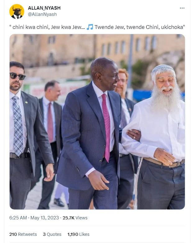 Allan_nyash allannyash chini kwa chini, jew kwa jew_. twende jew twende chini, u