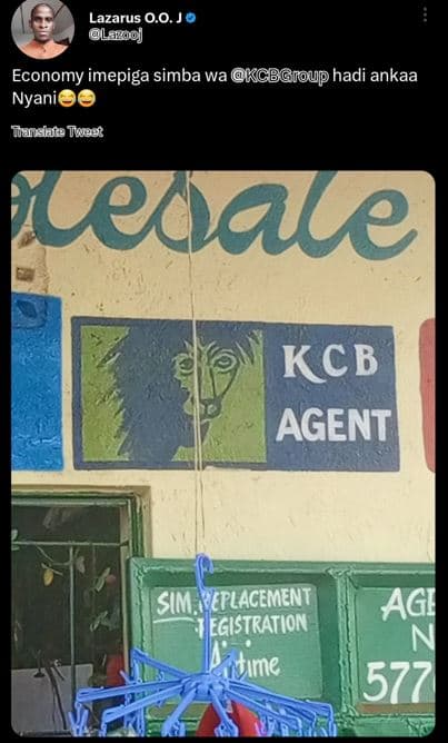 Lazarus 0.0. lazocj economy imepiga simba wa kcbgroup hadi ankaa nyani taislats