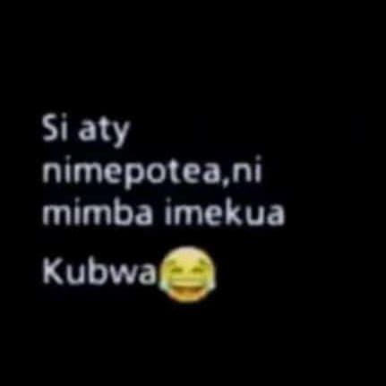 Si aty nimepotea ni mimba imekua kubwa