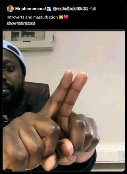 Mr phenomenall mafielinda65492 1d introverts and masturbation sho0 uis mucad