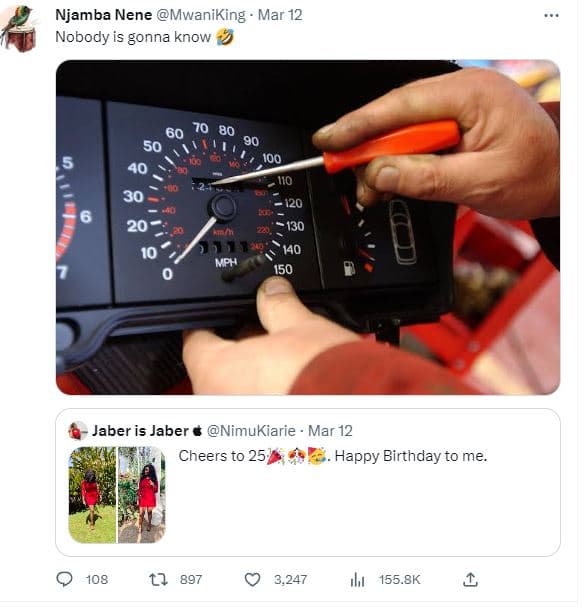 Njamba nene mwaniking mar 12 nobody is gonna know 60 50 40 90 100 30 120 20 10 1