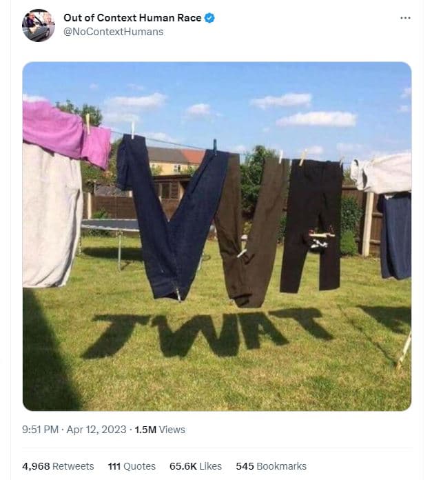 Out of context human race nocontexthumans v twa 9.51 pm apr 12, 1.5m views 4,968