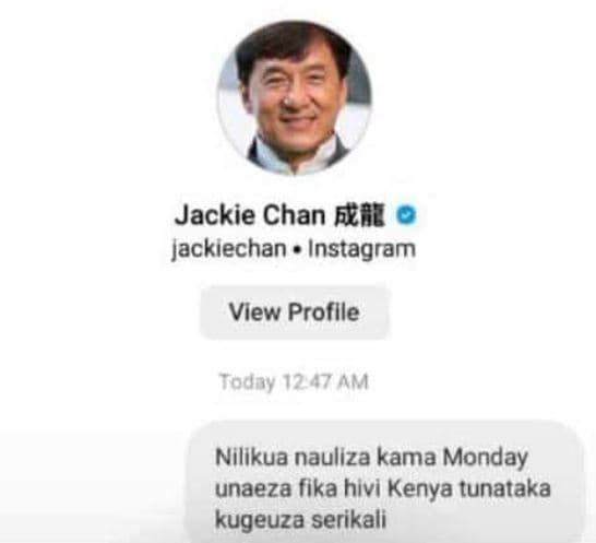 Jackie chan fyił jackiechan instagram vlew proflle todny 12 47 am nilikua nauliz
