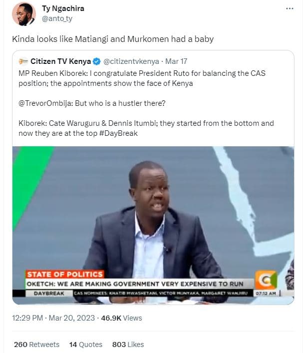 Ty ngachira anto_ty kinda looks like matiangi and murkomen had a baby citizen tv